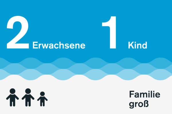 Freibad Gaustadt Familientarif groß 1 Kind