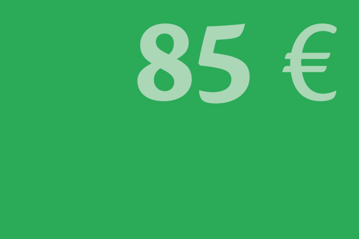 Geschenkgutschein 85 Euro